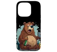 Hangover Bear with Beer Costume Case for iPhone 14 Pro