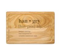 Hangry (Han-Gry) Engraved Wooden Chopping Board Customised Novelty Gift Family Cheese Board Serving Board