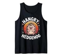 Hangry Hedgehog Cute Animal Humor Tank Top