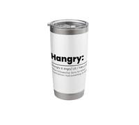 Hangry - Hungry and Angry (Funny Statement) Stainless Steel Insulated Tumbler