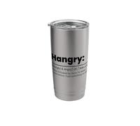 Hangry - Hungry and Angry (Funny Statement) Stainless Steel Insulated Tumbler
