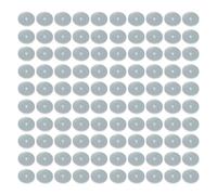 Hangsu 100pcs Smooth Clear Earring Stoppers Soft and Elastic Silicone Disc Pads for Earrings Stability Earlobe Support Patches Stabilizer Earring Pads