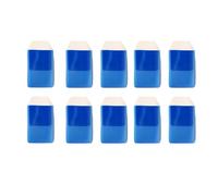 Hangsu 10Pcs Waterproof PVC Pen Pouches 6.1x3.34Inch Large Compartments Pen Bag for Nurses Doctors Hospital and Clinical Use Multipocket Clinical Bag