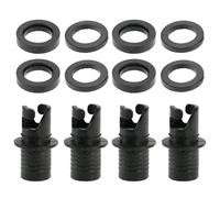 Hangsu 4Pcs Inflatable Kayak Pumps Adapter Paddle Board Air Hose for Inflatables Foot Kayak Air Valves Paddle Board Nozzle