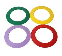 Hangsu 4Pcs Portable Golfs Putting Cup Practice Equipment Green Hole Rings Training Tool Hole Easy Use Rings