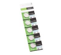 Hangsu 5Pcs CR2016 3V Lithium Button Cell Batteries for Keyfobs Car Key Scale Wearables and Medicals Devices Lithium Button Cell