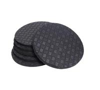 Hangsu 6/8pcs Silicones Gym Floor Mats Double Textured Surfaces for Antislip Performances and Fitness Equipment Stability Double-Sided Exercise Equipment Mat for Floor