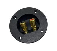 Hangsu 75/82 / 90Mm Sound Terminals Cup Not Screw Design Spring Clamp Technology Coppers Conductors for HiFi Speakers Systems OFC Coppers Speakers Binding Post