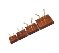 Hangsu Artistic Wood and Metal Display Rack for Decorative Rock Mineral Specimens and Jewelry Metal and Wood Display Stand