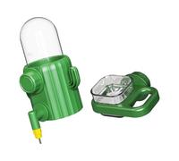 Hangsu Auto Water Feeder and Food Dispenser for Finches Parakeets Cage Automatic Bird Water Feeder