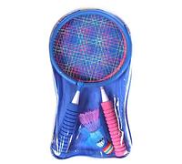 Hangsu Badminton Set Kids Racket Children Racquet with 2 Rackets, 4 Shuttlecocks, 1 Carry Bag Kids Racket Racquet Sports Toy with Shuttlecocks Lawn Yard