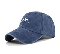 Hangsu Baseball Cap Men's Cotton Vintage Baseball Cap Men's Cap Adjustable Peaked Cap Outdoor Sports Cap Peaked Cap for Unisex (Dark Blue)