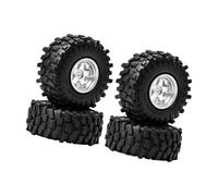 Hangsu Beadlock Wheel Tire Set 0.7 Inch for 1/30 SCX30 Crawler Trucks