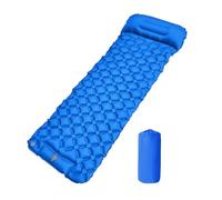 Hangsu Camping Mat Light Weight Self Inflating Sleeping Mat, Single Person Pad Camping Air Bed for Outdoor Backpacking Inflatable Pad with Pillow