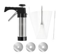 Hangsu Churro Maker,Stainless Steel Spanish Maker Professional Cookie Press Cake Decorating Squeezing Tool Kitchen Accessories