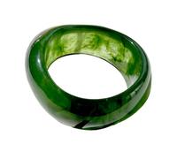 Hangsu Elegant Ombres Coffee Resin Bracelet with Seamless Color Flows Sturdy Jewelry Accessory for Everyday Stylish Outfits Trendy Wristband for Daily Wear