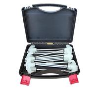 Hangsu Ground Anchors Screw in Pegs for Camping Garden Awnings Canopy, Heavy Duty Tent Stakes Screws Carbon Steel Stakes Camping Pegs