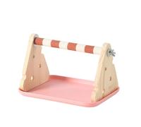 Hangsu Interaction Bird Resting Platform Sanded Wood Surfaces Training Perch for Claw Conditioning Boredom Entertainment Cage Accessories