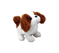 Hangsu Interactive Electric Pet Dog Toy with Realistic Movement Voice Soft Plush Stuffed Puppy Toy for Toddler Craw Learning Electric Robot Dog