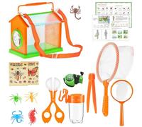 Hangsu Kids Exploration Set for Little Adventurers Includes Observation Box Handy Scooper Gogga Catcher and Butterfly Net Butterfly Net Catcher