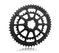 Hangsu Light Weight Metal Road Bike Chainring Set Double Replacements Suitable for 8/9/10/11/12 Speed Road Direct Mount