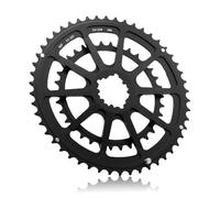 Hangsu Light Weight Metal Road Bike Chainring Set Double Replacements Suitable for 8/9/10/11/12 Speed Road Direct Mount
