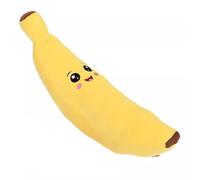 Hangsu Long Banana Squeaky Banana Companion Chew Fabric for Dog Play Machine Washable