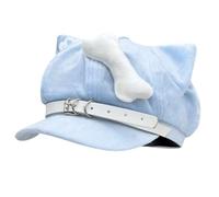 Hangsu Lovely Cats Ear Berets Hat with 2000s Design Cotton Octagonal for Casual Party Travel Outfit Women Fashion Accessories Cats Ear Octagonal