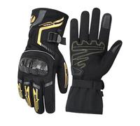 Hangsu Motorcycle Riding Gloves Winter Thermal Waterproof Cold Weather Defense Strong Carbon Fiber Reinforcement for Men Breathable Waterproof Motorcycle Gloves