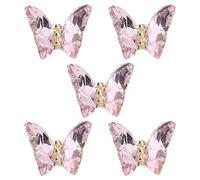 Hangsu Nail Stickers,1Bag Butterfly Rhinestones 3D Fashionable Craft Accessories Embellishment for Decoration