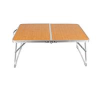 Hangsu Outdoor Folding Table Bamboos Desktop Picnics Desk Portable Dining Table for Camping, Traveling, Barbecue, Beach Picnics Tables for Outdoors Folding
