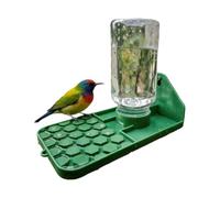 Hangsu Outdoor Hummingbirds and Bees Water Dispenser Sun Resistant Drinking Fountains with Secure Hook for Wall or Tree Mounting Hummingbirds Drinking Station