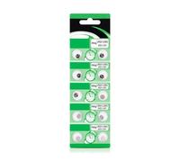 Hangsu Pack of 10/20 AG0 LR521 Alkaline Button Batteries Durability Metal Construction AG0 Battery for Consistent Power Supply Button Cell Battery