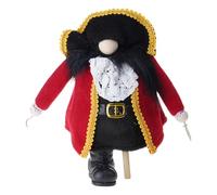 Hangsu Pirate/Knight Theme Rudolphs Elegant Standing Faceless Dwarfs Sculpture Decorations For Window Display