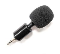 Hangsu Portable Sound Recording Microphone 3.5mm Miniature Camera External Camera for Interviews Vlog Mic