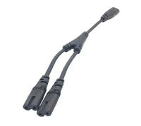 Hangsu Power Extension Cord IEC320 to C8 Connector with Premium Insulation for Enhances Safety Long Service Life Multiple Device Power Cord