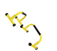 Hangsu Set of 2 Large Capacity Training Stands with Extended Base for Improved Support and Safety Portable Dip Station