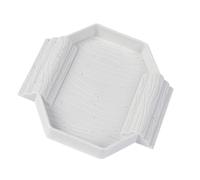 Hangsu Small Plastic Turtles Spa Bowl Hygienic Easy Cleaning Design Multipurpose Use Water Basin For Baby Turtles And Reptiles Decorative Mini Reptiles Bathing Bowl