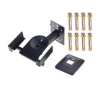 Hangsu Speakers Wall Mount Bracket for Home Theater Systems Adjustable Clamp Design 180Degree Rotation Metal Frame 20kg Capacity Adjustable Clamp Speakers Bracket