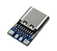 Hangsu Speed Data Transfer Type C Connector Socket with Soldered Wire Structure Minimizing Signals Loss for Video Editing Tasks Double Side Adapter