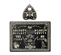 Hangsu Spirits Board Pendulums Dowsing Divinations Wooden Talking with Planchette for Teen Adult Birthday Party Talking with Planchette Family Gatherings Game Supplies