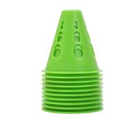 Hangsu Sports Cones, 10 Pack Training Traffic Roller Skating Obstacle Training Agility Marker Colorful for