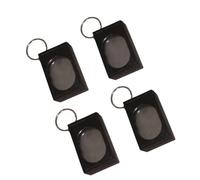 Hangsu Square Training Clickers Set of 4 for Scientific Pet Behavior Modification Easy to Carry Obedience Trainer for Dog Square Clickers Pet Trainer