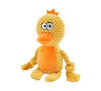 Hangsu Squeaker Chew Toy for Dogs Plush Engaging Play Care Easy with Squeaky Cotton Rope for Teeth and
