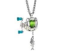 Hangsu Theme Party Fishing Reel Jewelry Accent, Necklace