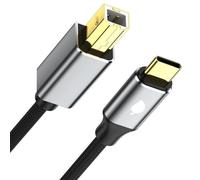 Hangsu Type C Cable USB C to USB B Printer Controller Fast Speed Connection for Various Devices Printer Data