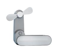 Hangsu USB Rechargeable Handheld Fan Powerful Battery Operated Portable Foldable Mini Travel Cooling Desk