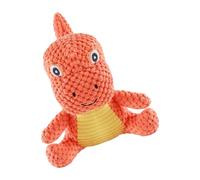 Hangsu Washable Dinosaurs Plush Pet Toy Easy to Clean Portable Light Weight for Travel Dentals Care Entertainment Washable Pet Toy