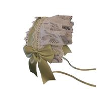 Hangsu Women Headband Adjustable Headpiece Ruffled Lace and Bowknot Hair Band Accessories for Cosplay and Themed Parties Maid Costume Accessory