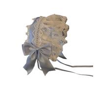 Hangsu Women Headband Adjustable Headpiece Ruffled Lace and Bowknot Hair Band Accessories for Cosplay and Themed Parties Maid Costume Accessory